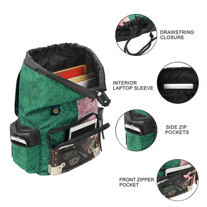 Wicked Elphaba and Glinda Split Icons Backpack - Create Marketplace