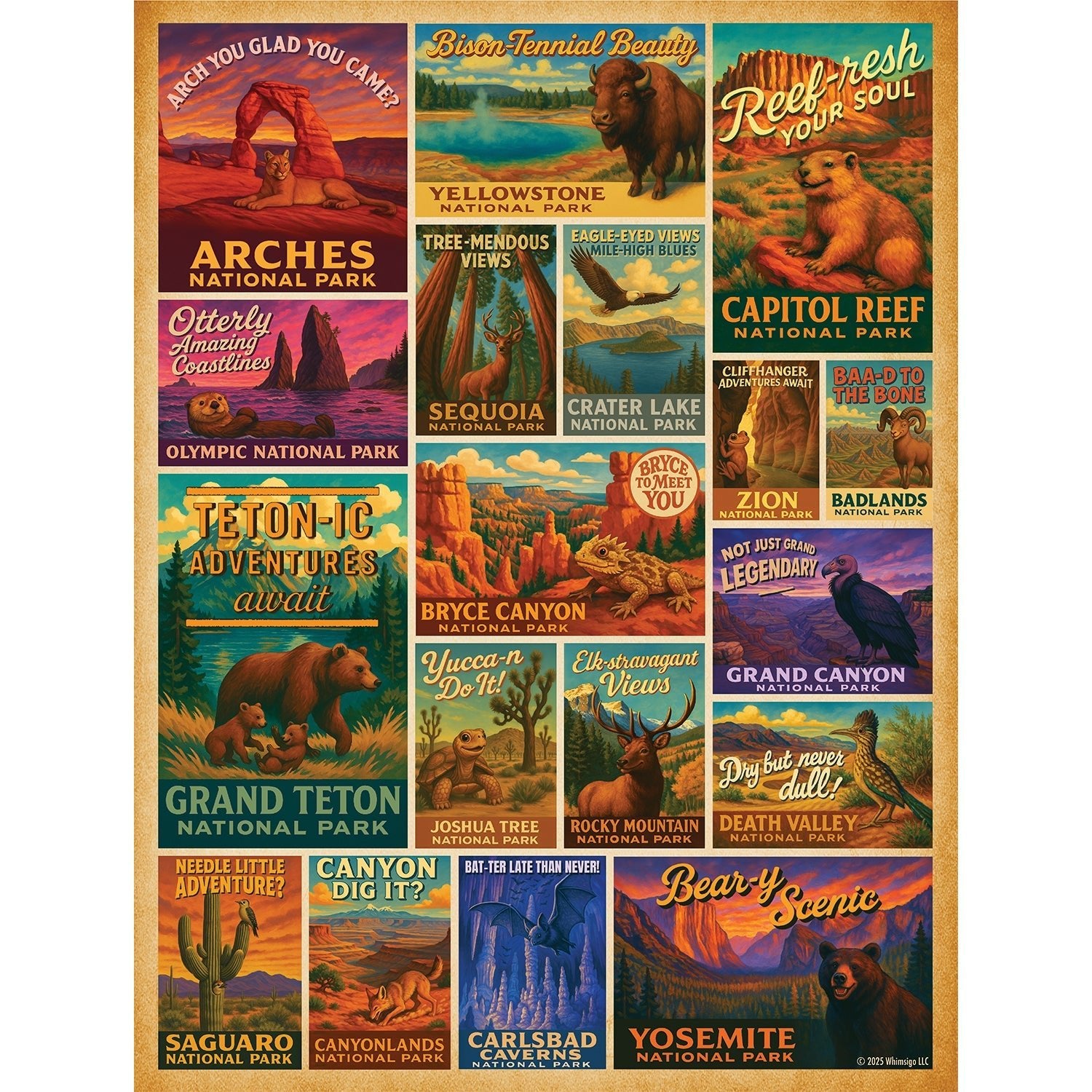 Wild West National Parks Puzzle - Create Marketplace