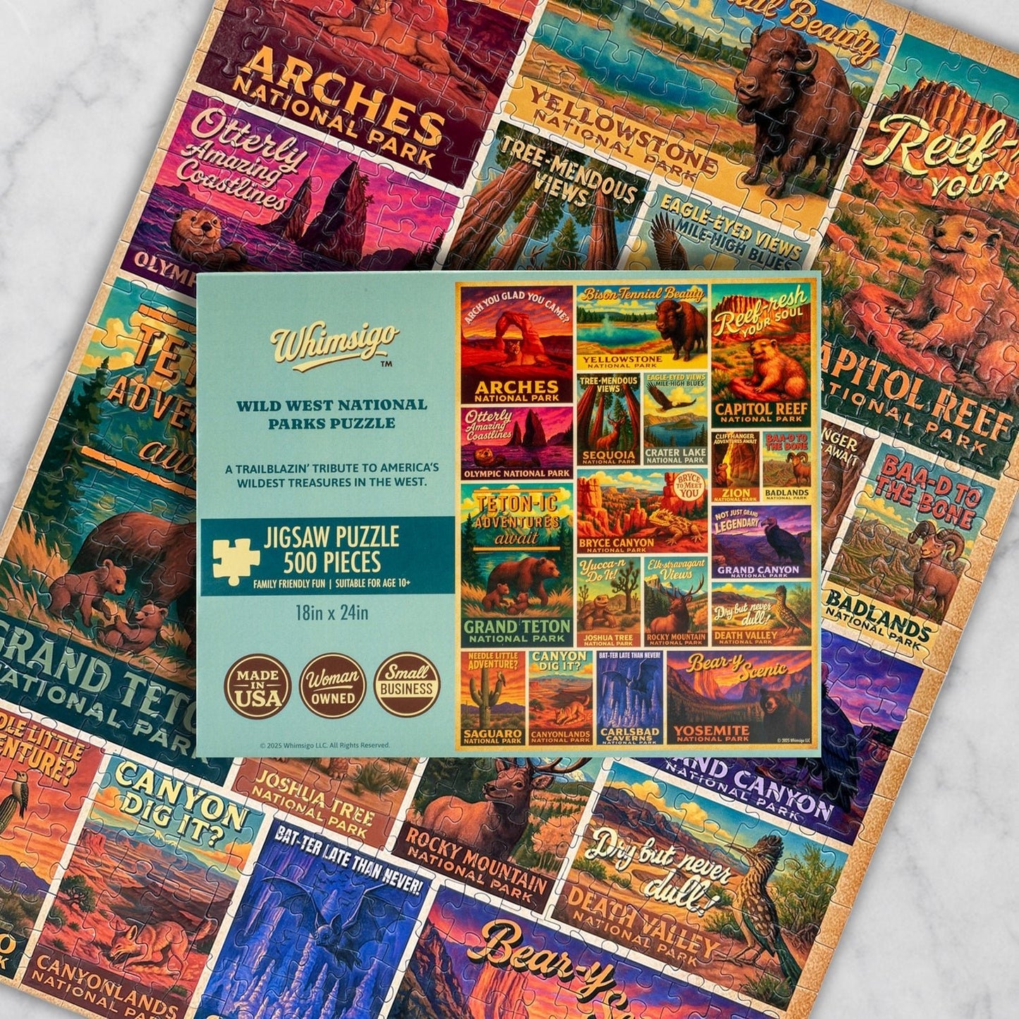 Wild West National Parks Puzzle - Create Marketplace