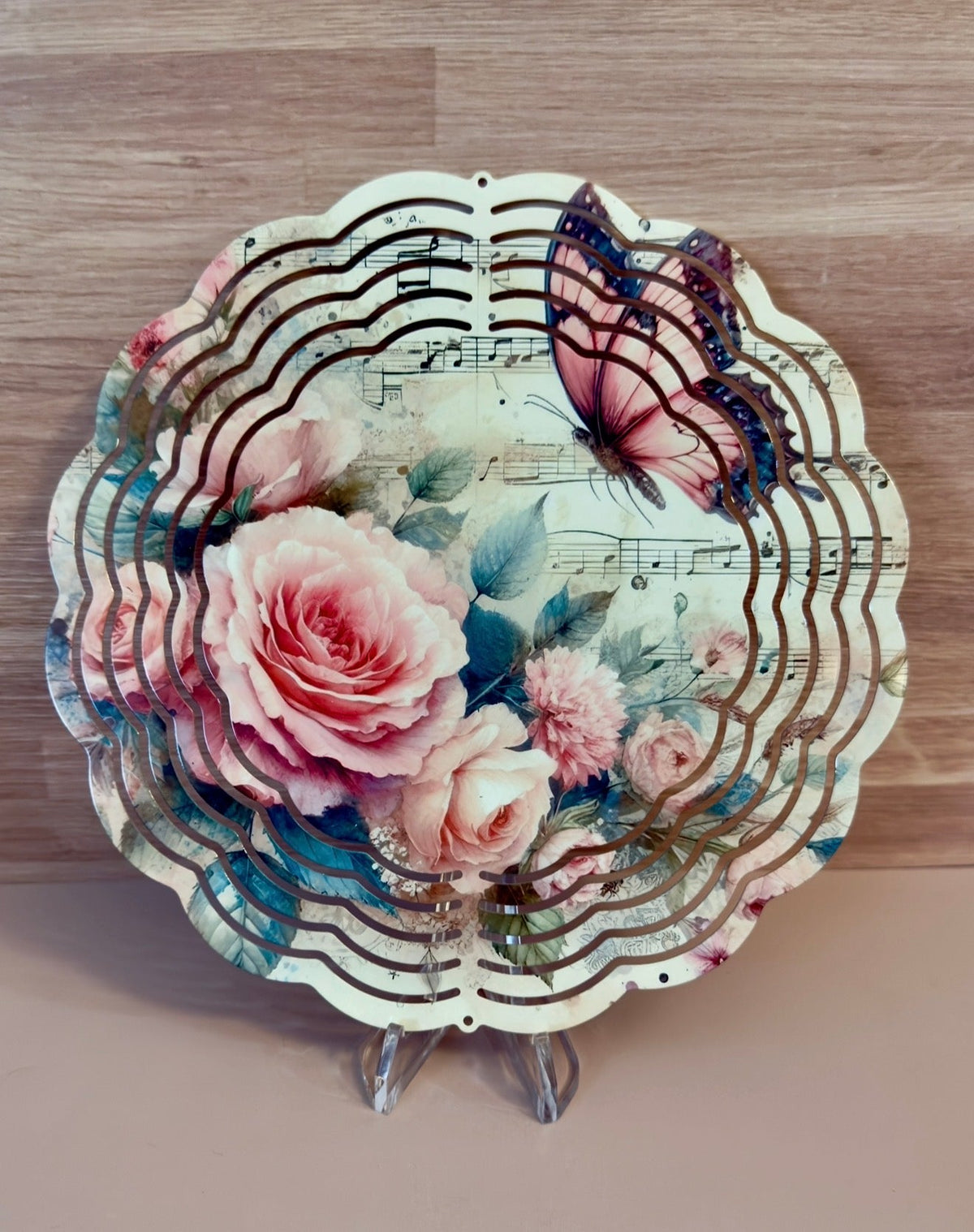 Wind Spinner - Flower/ Music Sheet - Create Marketplace