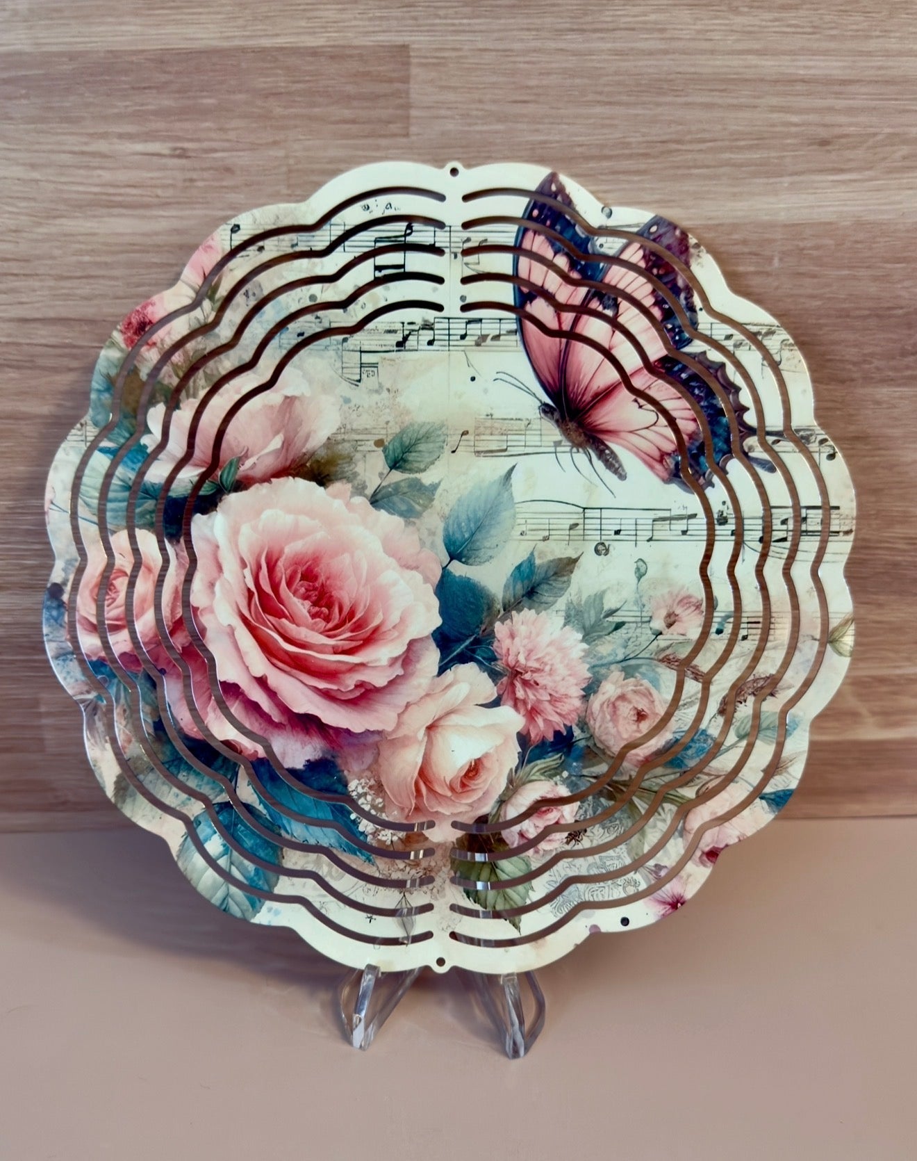 Wind Spinner - Flower/ Music Sheet - Create Marketplace