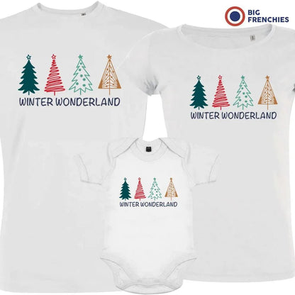 Winter Wonderland Christmas Matching Family Organic Tees (Set of 3) - Create Marketplace