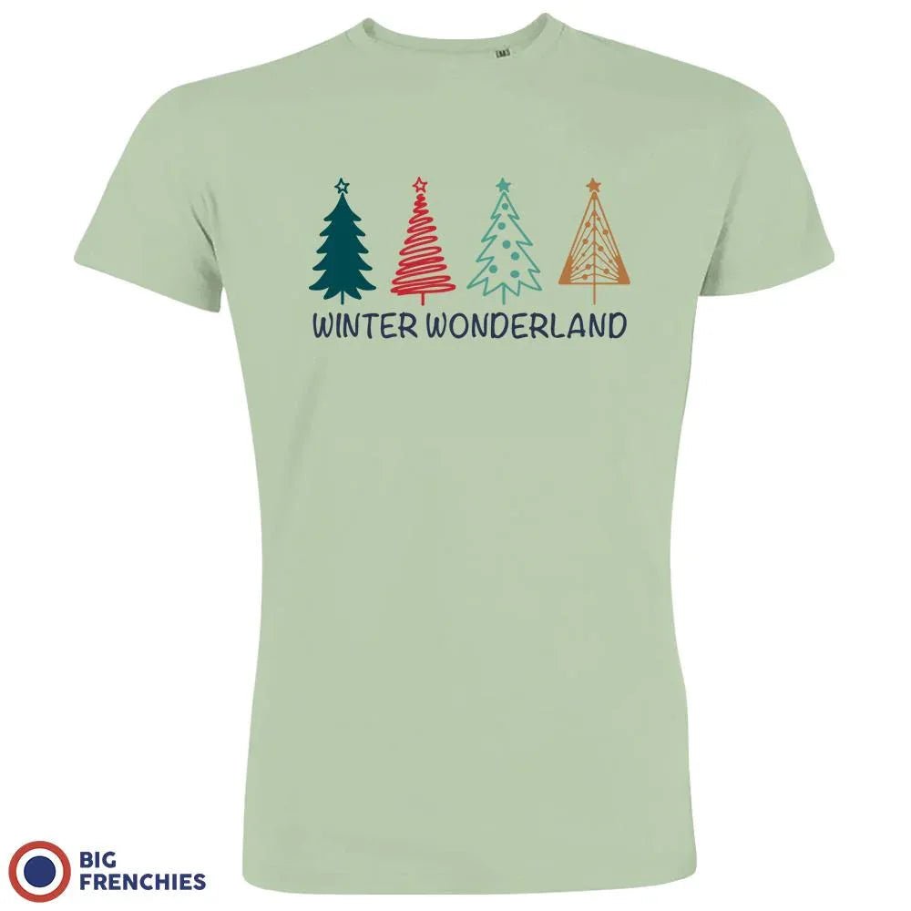Winter Wonderland Christmas Men's Organic Cotton Tee - Create Marketplace