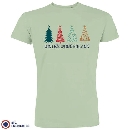 Winter Wonderland Christmas Men's Organic Cotton Tee - Create Marketplace