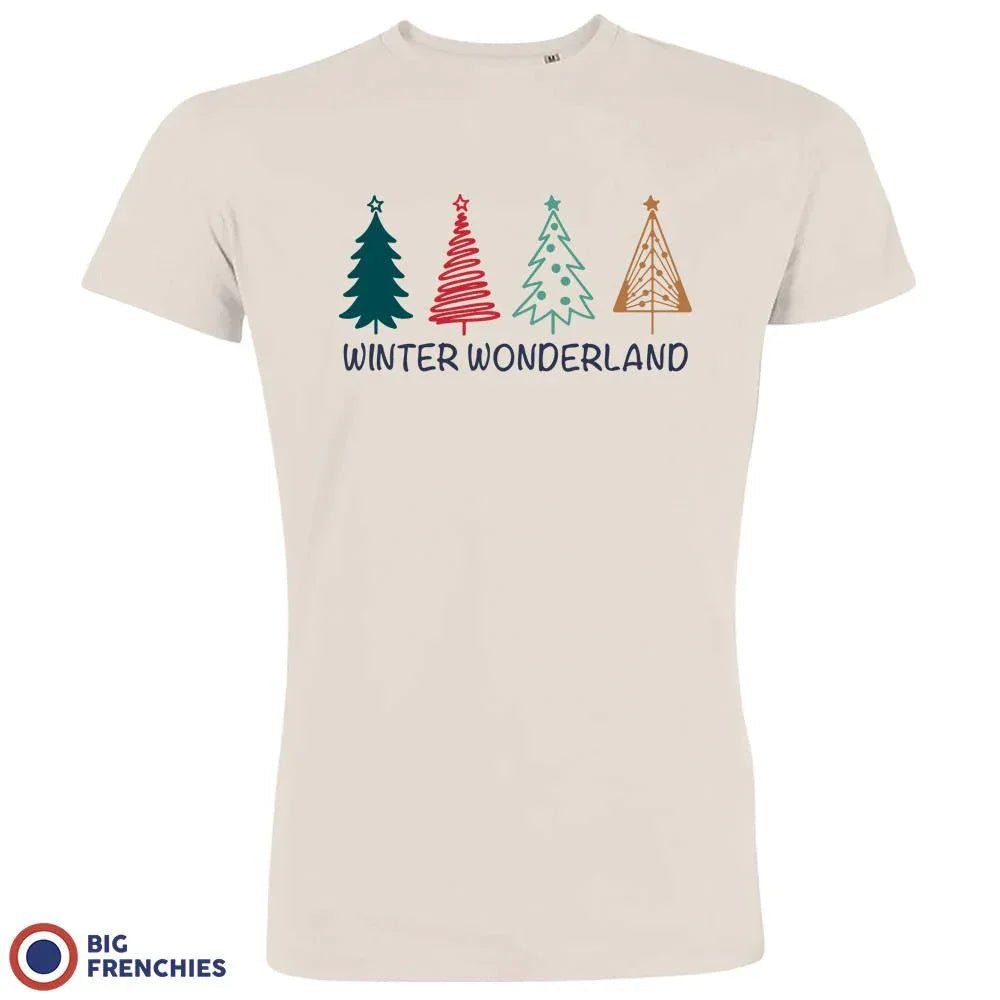 Winter Wonderland Christmas Men's Organic Cotton Tee - Create Marketplace