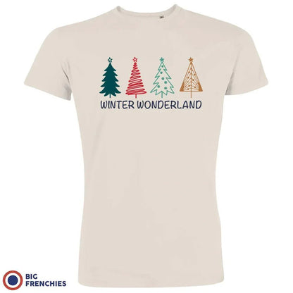 Winter Wonderland Christmas Men's Organic Cotton Tee - Create Marketplace