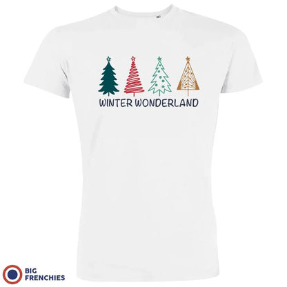 Winter Wonderland Christmas Men's Organic Cotton Tee - Create Marketplace
