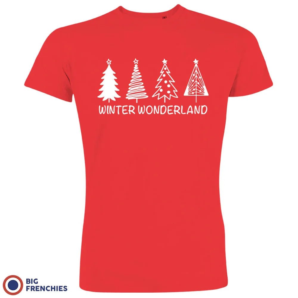Winter Wonderland Christmas Men's Organic Cotton Tee - Create Marketplace
