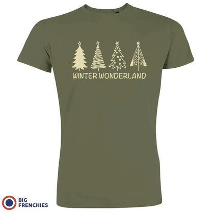 Winter Wonderland Christmas Men's Organic Cotton Tee - Create Marketplace