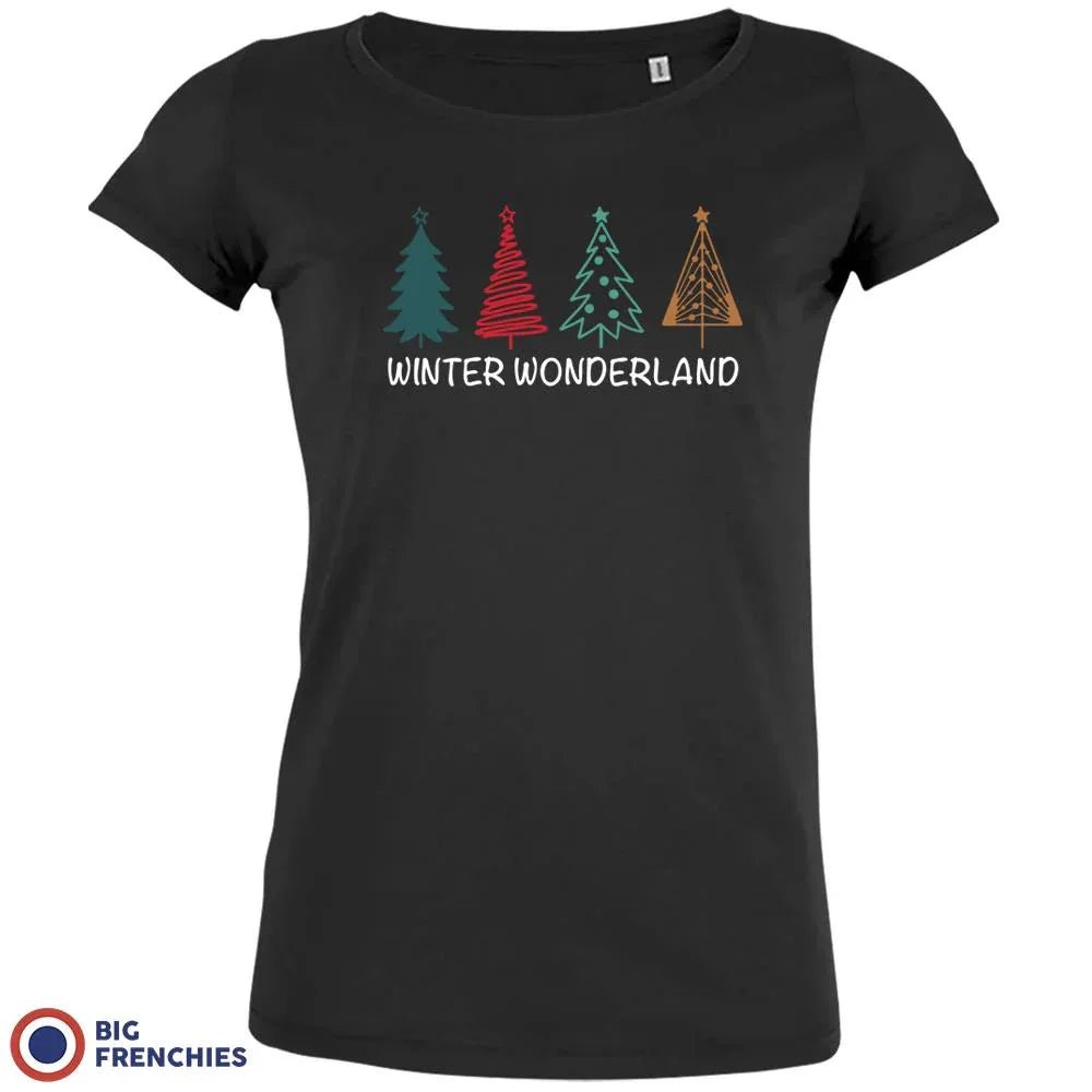 Winter Wonderland Christmas Women's Organic Cotton Tee - Create Marketplace