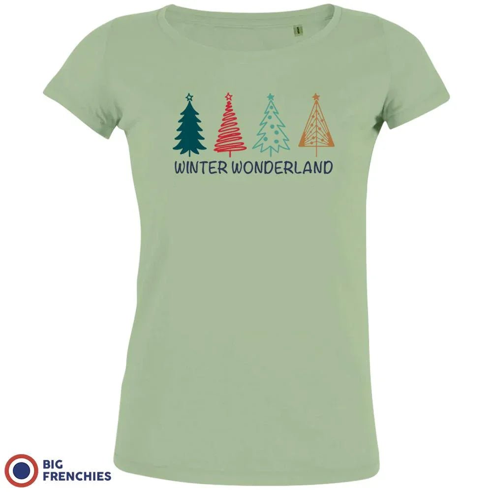 Winter Wonderland Christmas Women's Organic Cotton Tee - Create Marketplace