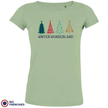 Winter Wonderland Christmas Women's Organic Cotton Tee - Create Marketplace
