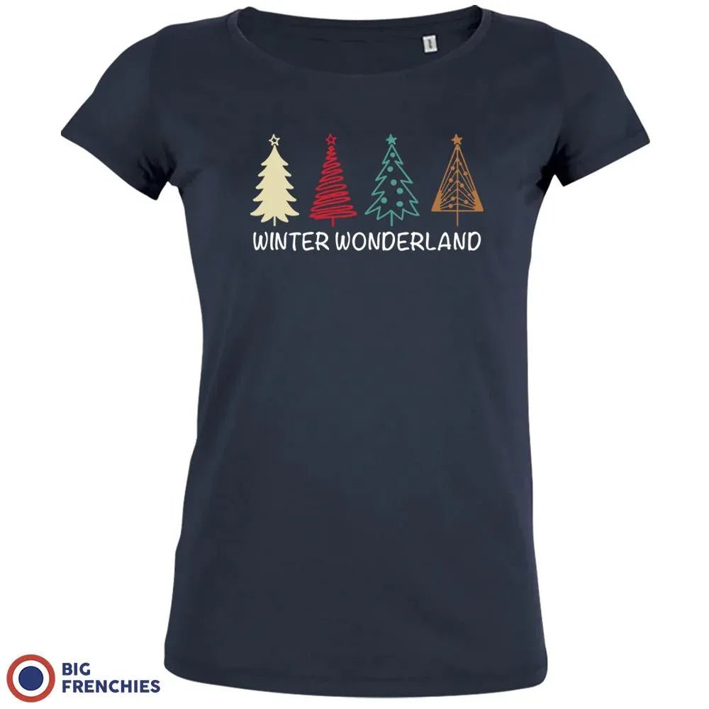 Winter Wonderland Christmas Women's Organic Cotton Tee - Create Marketplace