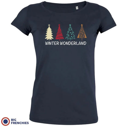 Winter Wonderland Christmas Women's Organic Cotton Tee - Create Marketplace