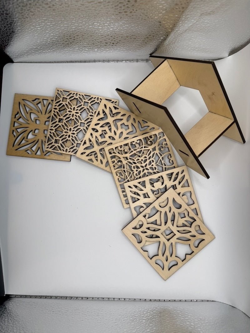 Wooden drink coaster - Create Marketplace