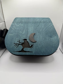 Wooden Gothic Purse with Raven Cutout - Create Marketplace