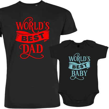 World's best Dad and Baby Matching Organic Outfit - Create Marketplace