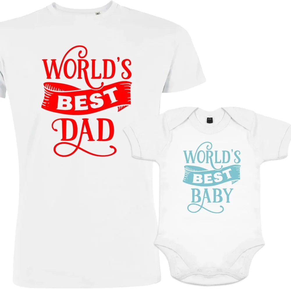 World's best Dad and Baby Matching Organic Outfit - Create Marketplace