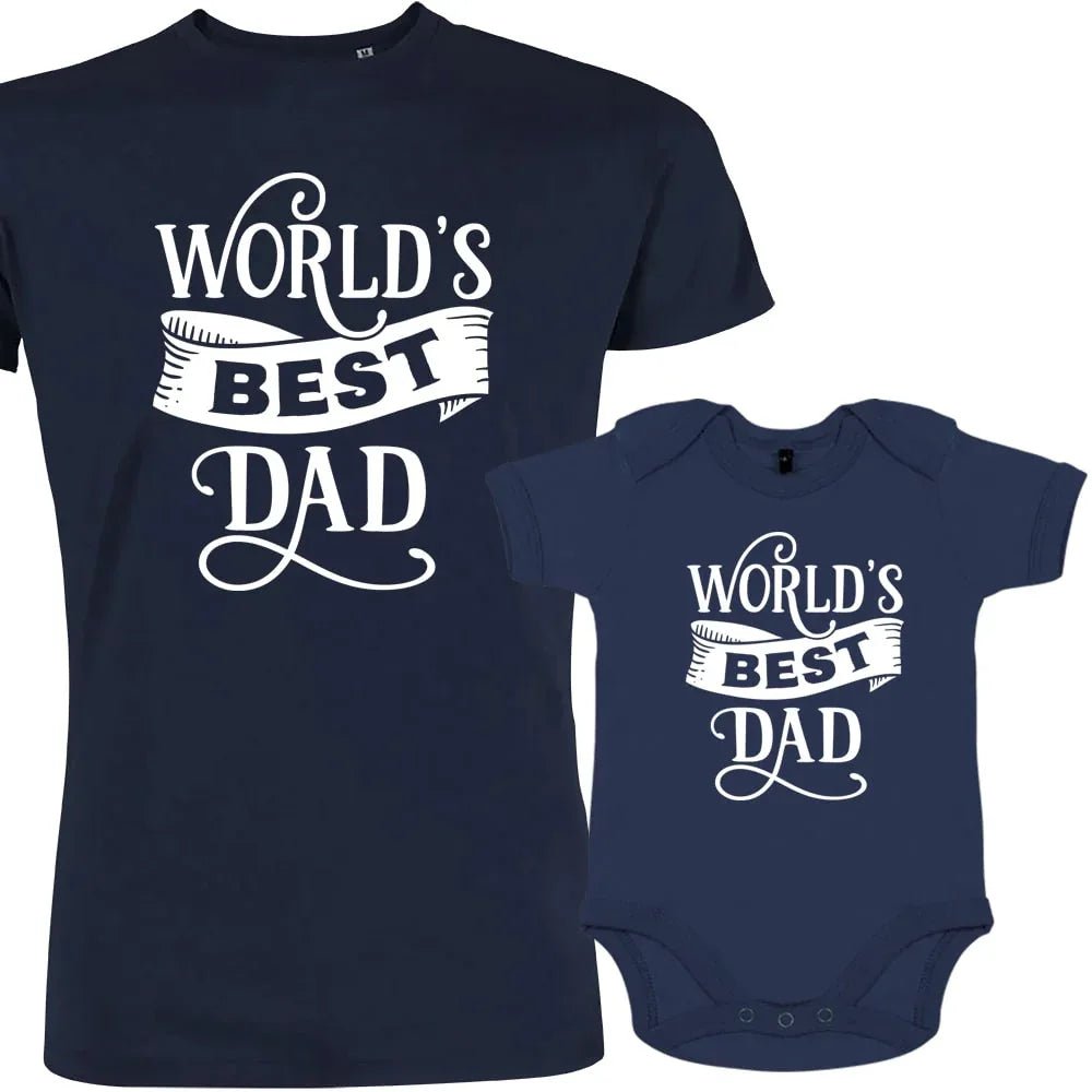 World's best Dad and Baby Matching Organic Outfit - Create Marketplace
