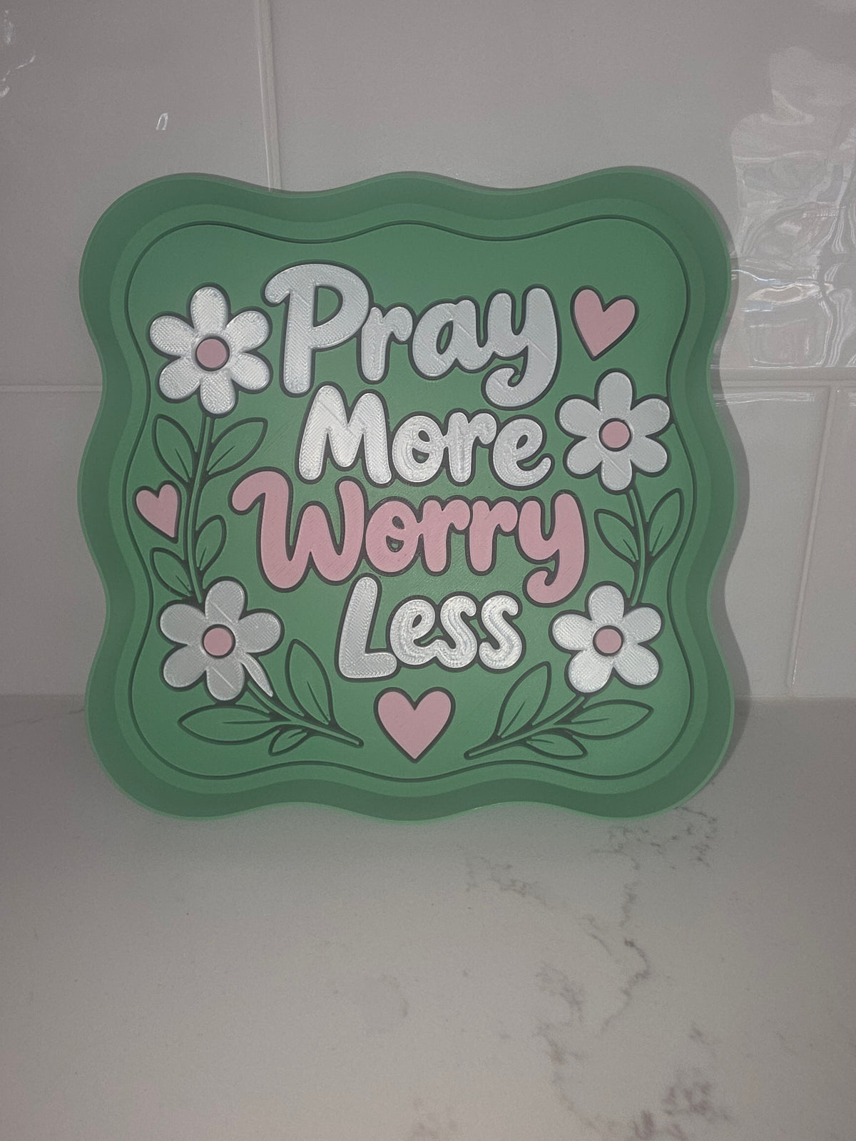Inspirational Wavy Catchall TrayS