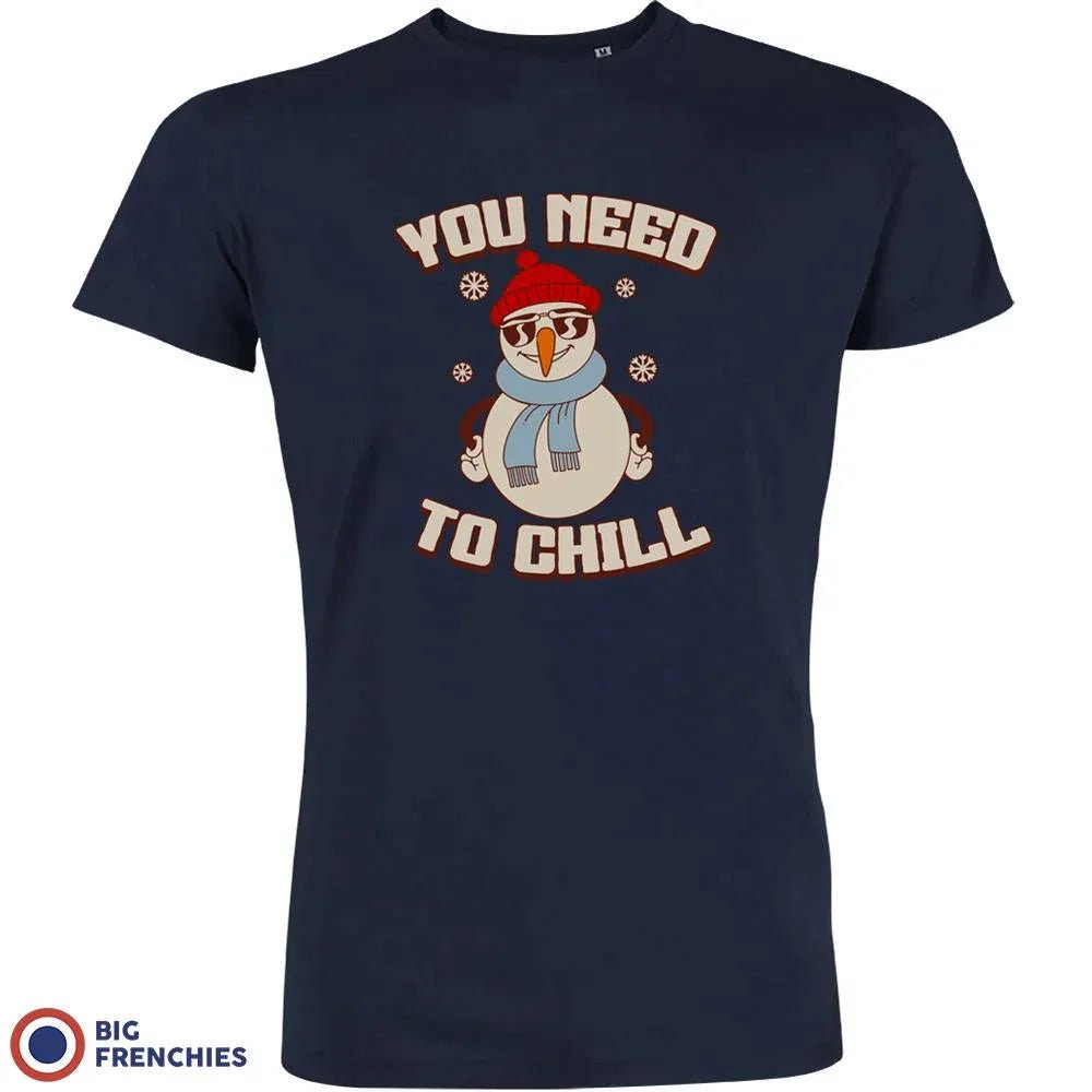 You Need To Chill Christmas Men's Organic Cotton Tee - Create Marketplace