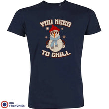 You Need To Chill Christmas Men's Organic Cotton Tee - Create Marketplace
