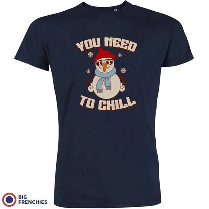 You Need To Chill Christmas Men's Organic Cotton Tee - Create Marketplace