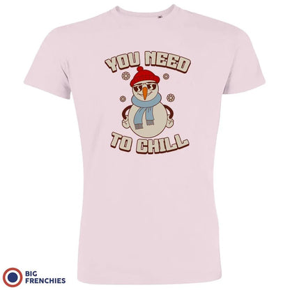 You Need To Chill Christmas Men's Organic Cotton Tee - Create Marketplace