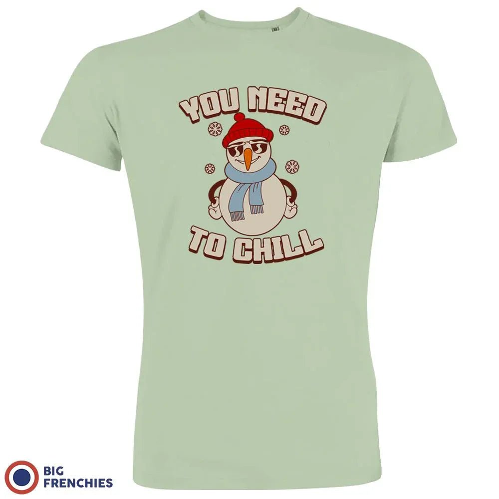 You Need To Chill Christmas Men's Organic Cotton Tee - Create Marketplace