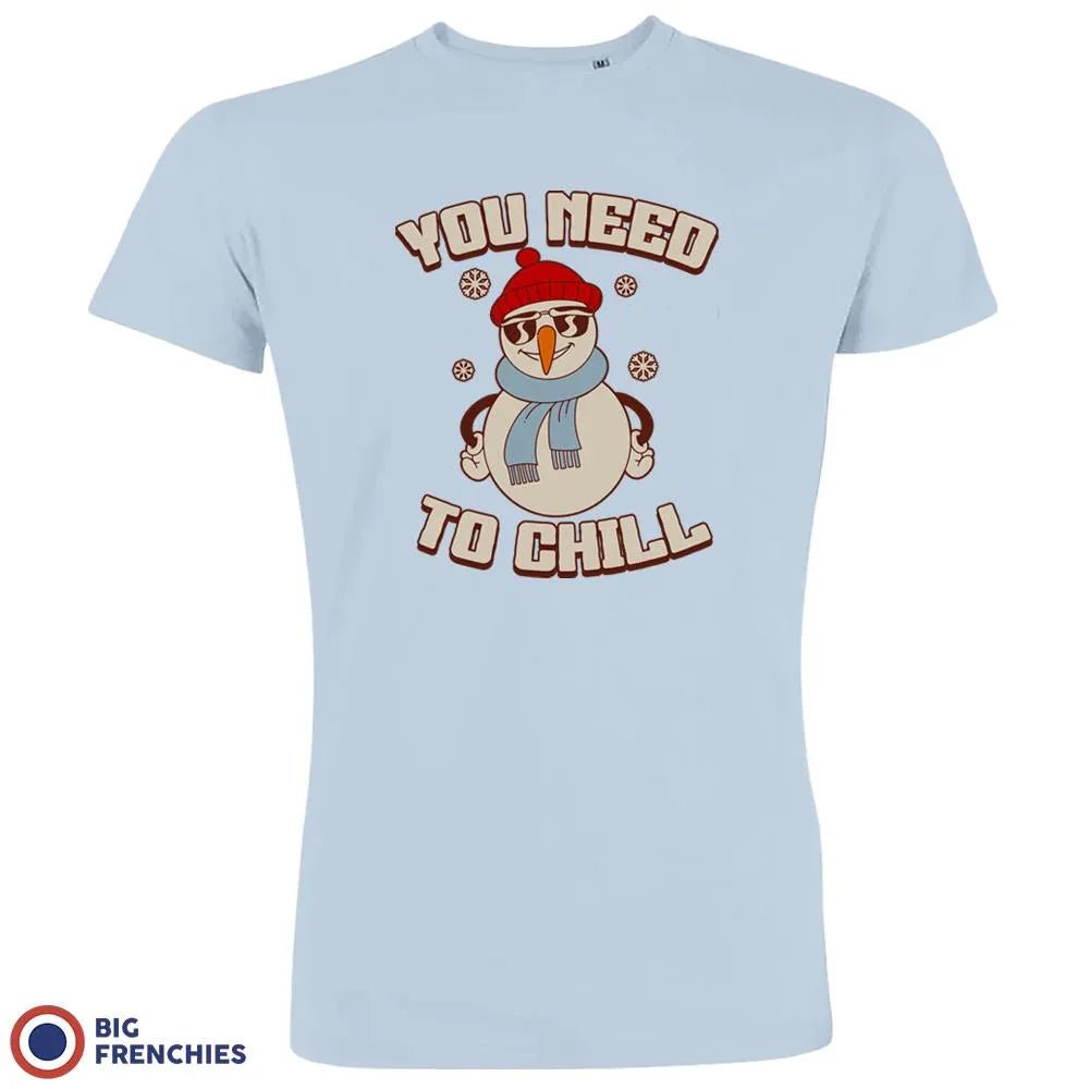 You Need To Chill Christmas Men's Organic Cotton Tee - Create Marketplace