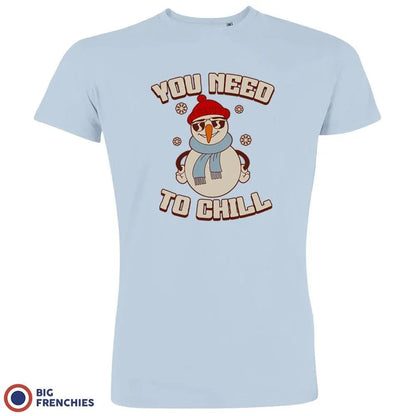 You Need To Chill Christmas Men's Organic Cotton Tee - Create Marketplace