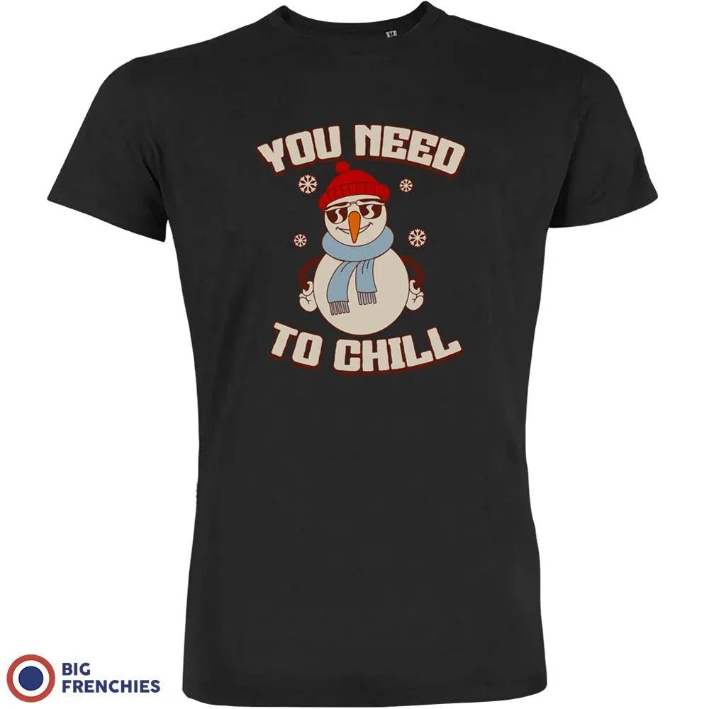 You Need To Chill Christmas Men's Organic Cotton Tee - Create Marketplace