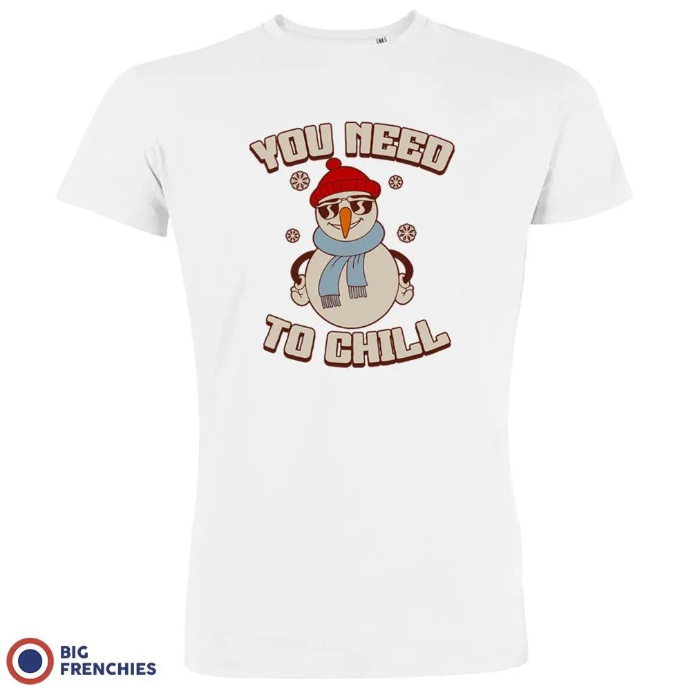 You Need To Chill Christmas Men's Organic Cotton Tee - Create Marketplace