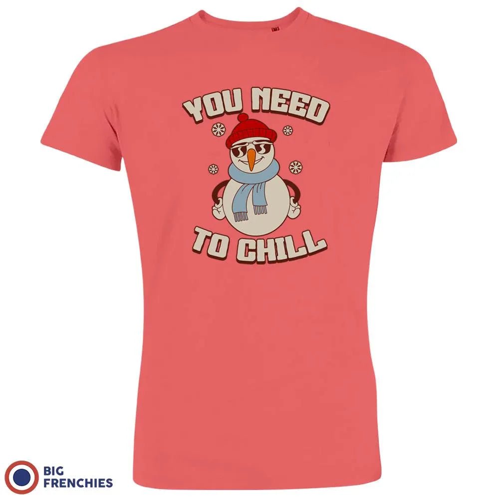 You Need To Chill Christmas Men's Organic Cotton Tee - Create Marketplace