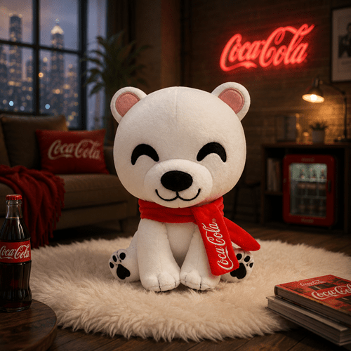 Youtooz Coca-Cola Polar Bear 9-Inch Plush - Create Marketplace