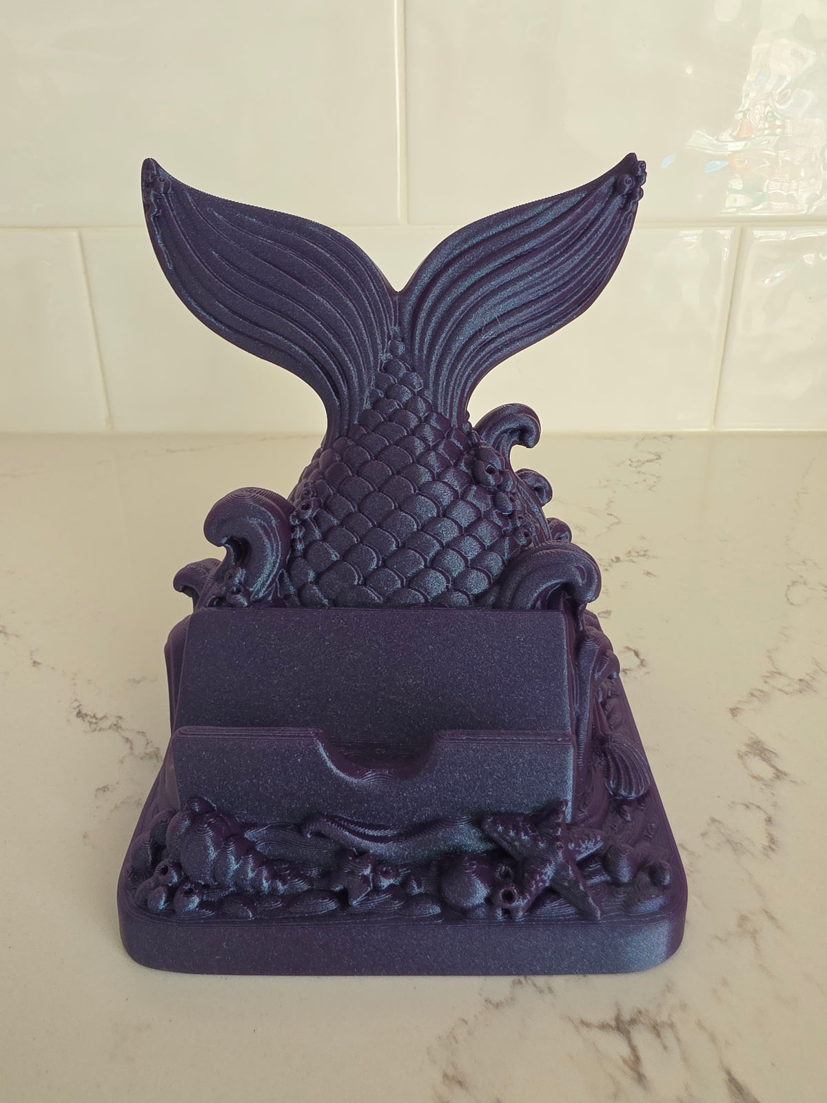 Mermaid Tail Phone Stand 3D Printed