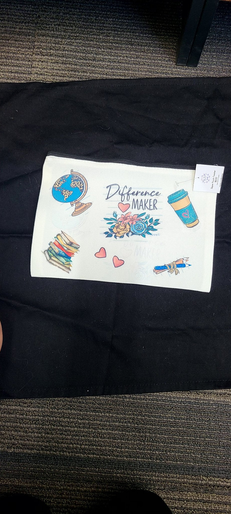 Zipper Pouch Rectangle Teacher - Create Marketplace
