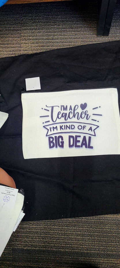 Zipper Pouch Rectangle Teacher - Create Marketplace