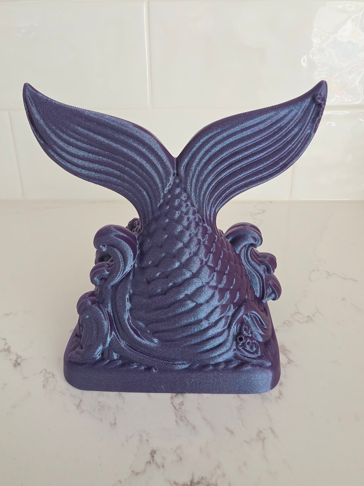 Mermaid Tail Phone Stand 3D Printed
